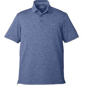 NWT Vineyard Vines Youth Boy Sankaty Performance Stretch Polo, Nautical Navy, XL